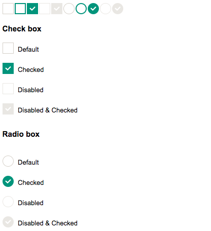 tuds crazychicken checkbox radio